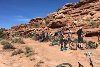 Mountain biking with escape Adventures.