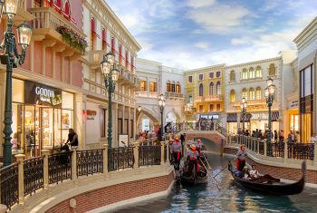 The Grand Canal Shoppes in The Venetian.