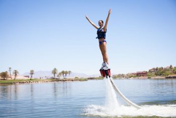 Did you know you could FLY Board with Lake Las Vegas water sports?