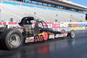 Drag racing at Las Vegas Motor Speedway with Pure Speed Drag Racing.