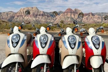 Red rock tour in style on scooters!